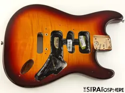 FENDER 70TH ANNIV AMERICAN PROFESSIONAL II STRAT BODY FMT COMET BURST