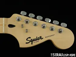 FENDER SQUIER SONIC MUSTANG HH GUITAR NECK   TUNERS GUITAR MAPLE