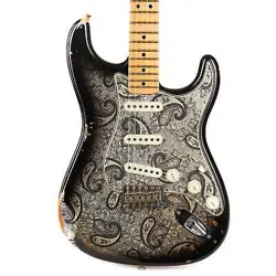 FENDER CUSTOM SHOP LIMITED EDITION 1968 STRATOCASTER BLACK PAISLEY 2018