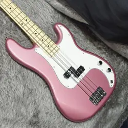 FENDER MADE IN JAPAN HYBRID II PRECISION BASS MN BURGUNDY MIST METALLIC WITH M