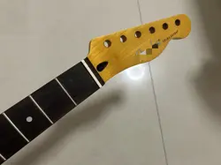 22 FRET ROSEWOOD YELLOW MATTE MAPLE GUITAR NECK FOR FENDER TELECASTER NECK STYLE
