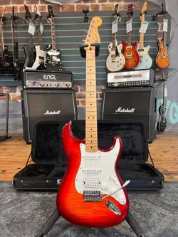 FENDER STANDARD STRATOCASTER HSS PLUS TOP AGED CHERRY BURST 2018 ELECTRIC GUITAR