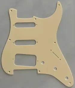 CUSTOM FOR FENDER 57 STRATOCASTER 8-HOLE HSS GUITAR PICKGUARD VINTAGE YELLOW