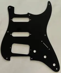 CUSTOM FOR FENDER 57 STRATOCASTER 8-HOLE HSS GUITAR PICKGUARD 1-PLY BLACK