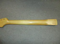 1963 FENDER MUSICMASTER UNPLAYED GUITAR NECK ROSEWOOD VINTAGE CLAY DOTS