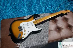 2008 FENDER ST57-TX - '57 STRATOCASTER REISSUE MADE IN JAPAN - PRO SET UP!