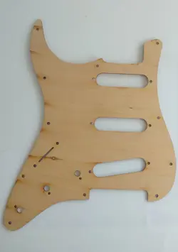 PICKGUARD CARVED BASSWOOD