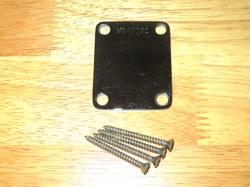 FENDER 1990 USA CHROME AMERICAN VINTAGE 57/62 FOUR BOLT STRATOCASTER NECK PLATE