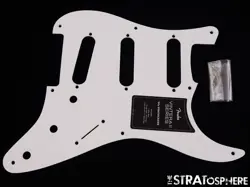 FENDER VINTERA II 50S RI STRATOCASTER STRAT PICKGUARD WHITE SINGLE PLY GUITAR!