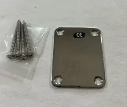 2001 FENDER TELECASTER MIM NECK JOINT PLATE CHROME W/ HW