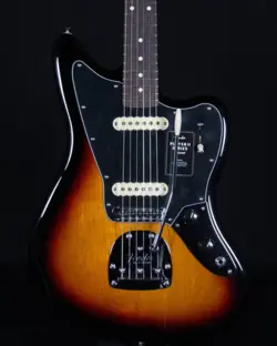 FENDER PLAYER II JAGUAR, ROSEWOOD FB, 3 COLOR SUNBURST