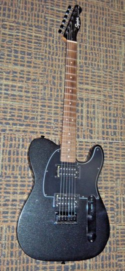 SQUIER FENDER AFFINITY TELECASTER BLACK METALLIC ELECTRIC GUITAR MAPLE NECK