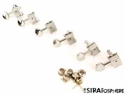 *NEW LEFTY VINTAGE STYLE TUNERS FOR FENDER STRATOCASTER STRAT TELECASTER NICKEL