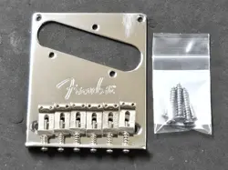 2012 AMERICAN STANDARD FENDER TELECASTER BRIDGE & SADDLES TELE USA GUITAR CHROME