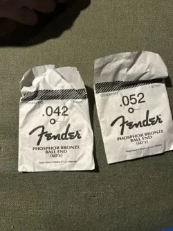 FENDER PHOSPHOR BRONZE BALL END