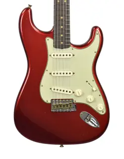 FENDER CUSTOM SHOP 63 STRATOCASTER JOURNEYMAN RELIC IN CANDY APPLE RED