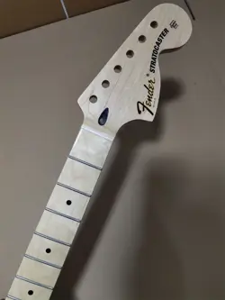 22 FRET STRAT ELECTRIC GUITAR NECK MAPLE FOR DIY FENDER REPLACE BIG HEAD GLOSS