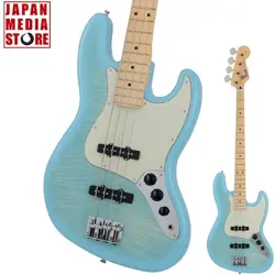 FENDER MADE IN JAPAN 2024 HYBRID II JAZZ BASS MAPLE CELESTE BLUE ELECTRIC BASS