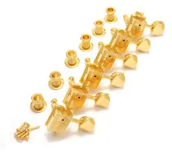 GROVER GOLD VINTAGE DELUXE 6 INLINE GUITAR TUNERS FOR FENDER STRAT/TELE® 136G6