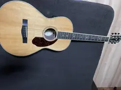 FENDER PM-2 DELUXE PARLOR ACOUSTIC GUITAR NATURAL USED FROM JAPAN