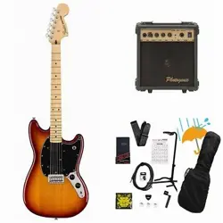FENDER PLAYER MUSTANG MAPLE FB SIENNA SUNBURST NEW SPECIAL PRICE PG-10 AMPLIFIER