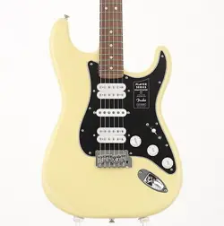 FENDER MEXICO PLAYER STRATOCASTER HSH PF BUTTER CREAM USED 2022 W/SOFT CASE