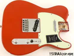 FENDER PLAYER PLUS SERIES TELECASTER TELE LOADED BODY FIESTA RED!