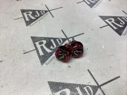 FENDER STRAP LOCKS LOCKING GUITAR BUTTONS RED