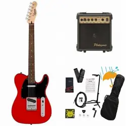 SQUIER BY FENDER SONIC TELECASTER LAUREL FB BK PG TORINO RED PG-10 AMPLIFIER INC