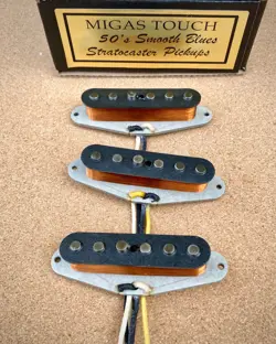 50'S STRATOCASTER FENDER HAND WOUND SMOOTH BLUES PICKUPS LACQUER POTTED