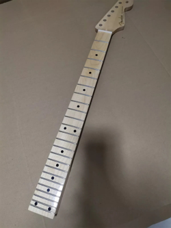 24 FRET STRAT ELECTRIC GUITAR NECK  MAPLE FOR DIY FENDER REPLACE GLOSS FINISHED