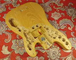 VINTAGE 1972 FENDER TELECASTER FACTORY NATURAL BASS BODY - HOLY MOLY