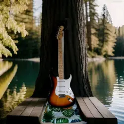2001 FENDER STRATOCASTER WITH COFFIN CASE. PLAYED 2X. $595 MINT!