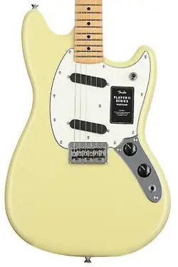 FENDER PLAYER II MUSTANG - HIALEAH YELLOW WITH MAPLE FINGERBOARD