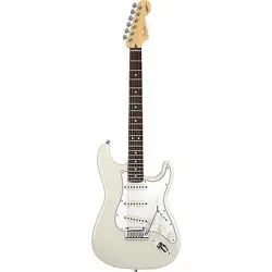USED FENDER ELECTRIC GUITAR JEFF BECK STRATOCASTER OLYMPIC WHITE