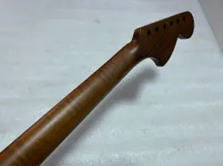 22FRET LEFT HAND ELECTRIC GUITAR NECK ROASTED FLAME MAPLE FOR DIY FENDER REPLACE