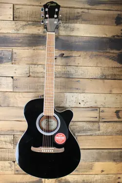 DAMAGED -  FENDER FA-135CE  ACOUSTIC ELECTRIC GUITAR #R9964