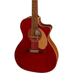 FENDER NEWPORTER PLAYER LIMITED-EDITION ACOUSTIC-ELECTRIC GUITAR MIDNIGHT WINE
