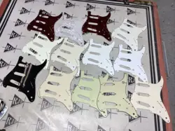 LOT OF FENDER STRAT PICK GUARD PLATES PICKGUARDS