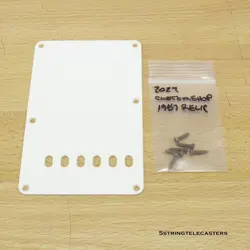 FENDER CUSTOM SHOP 57 RELIC STRATOCASTER TREMOLO COVER BACK PLATE VINTAGE STRAT