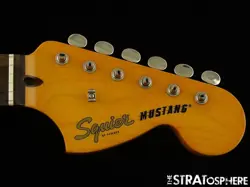 FENDER SQUIER CLASSIC VIBE 60S MUSTANG SERIES GUITAR NECK   TUNERS GUITAR PARTS