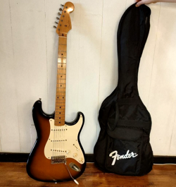 FENDER STRATOCASTER ELECTRIC GUITAR WITH SOFT CASE - FROM JAPAN