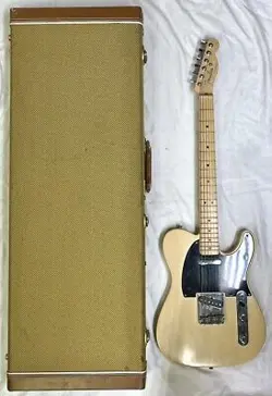 FENDER USA TELECASTER GUITAR W/ TWEED CASE (MVP015889)