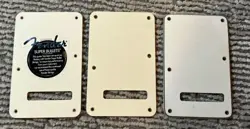 FENDER GUITAR STRAT BACKPLATE SUPER BULLETS STRATOCASTER SET OF 3