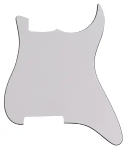 FOR FENDER STRATOCASTER STRAT BLANK STYLE GUITAR PICKGUARD 3 PLY WHITE