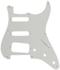 FOR FENDER 8 HOLE STRATOCASTER START HSS STYLE GUITAR PICKGUARD 1 PLY WHITE