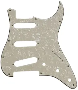 FOR FENDER JIMI HENDRIX STRAT BRIDGE REVERSED GUITAR PICKGUARD IVORY WHITE PEARL