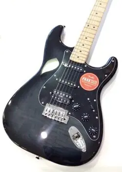 SQUIER BY FENDER AFFINITY STRATOCASTER FMT BLACK BURST