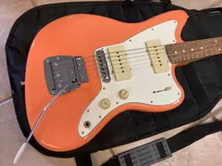 2021 FENDER PLAYER JAZZMASTER PACIFIC PEACH MATCHING HEADCAP PURE VINTAGE '65