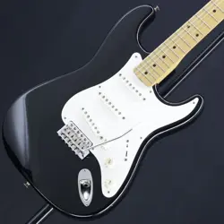 FENDER JAPAN STRATOCASTER ST57-58US BLACK SN.O005705 ELECTRIC GUITAR